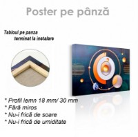 Pictură ArtShop Abstract Circles 90x60cm (PA107-P-L) imaginea #2 — magazin online Desire.md