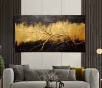 Pictură ArtShop Golden Branch 80x40cm (PA299-M-PL)