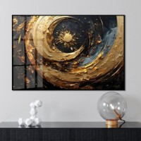 Pictură ArtShop Golden Moon And Constellations 80x40cm (PA347-M)