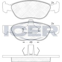 Комплект тормозных колодок ICER 181602 фото №4 — интернет-магазин Desire.md