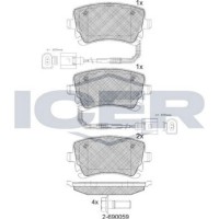 Set placute frână ICER 181674 imaginea #3 — magazin online Desire.md