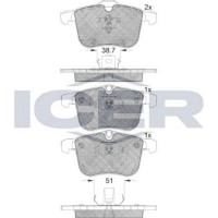 Set placute frână ICER 181681 imaginea #3 — magazin online Desire.md