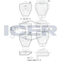 Set placute frână ICER 181691 imaginea #3 — magazin online Desire.md