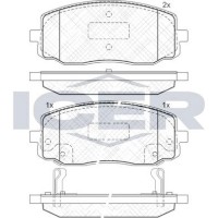 Set placute frână ICER 181709 imaginea #3 — magazin online Desire.md