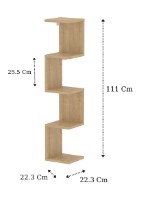 Навесная полка Bofigo 15-12-14 Sapphire Oak фото №5 — интернет-магазин Desire.md