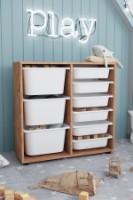 Container pentru jucării Bofigo 12-09-02 Pine/White