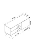 Comodă TV Bofigo 11-10-08 Anthracite imaginea #6 — magazin online Desire.md