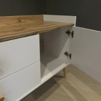 Тумба MobiCasa Asgard 147x67x40cm Kraft gold/White BFT01.10/01.14767.ART фото №3 — интернет-магазин Desire.md