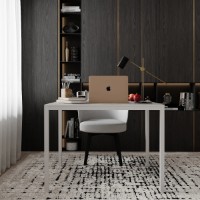 Masa de birou MobiCasa Brevity Loft 67x90cm Atelier/Alb imaginea #3 — magazin online Desire.md