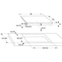 Plită incorporabilă cu inducție Gorenje IS730BSC imaginea #2 — magazin online Desire.md