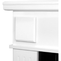 Șemineu electric Art Flame Oscar & Gala Gold White imaginea #4 — magazin online Desire.md