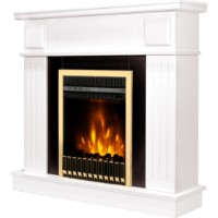 Șemineu electric Art Flame Oscar & Gala Gold White