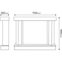 Șemineu electric Art Flame Palermo & Mirabella Beige/Black imaginea #7 — magazin online Desire.md