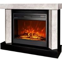 Șemineu electric Art Flame Palermo & Mirabella Beige/Black