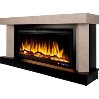 Șemineu electric Art Flame Palermo maxi & Schubert 42 Beige/Black