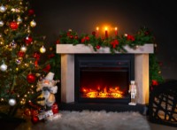 Șemineu electric Art Flame Palermo mini & Lorance Beige/Black imaginea #5 — magazin online Desire.md