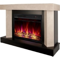 Șemineu electric Art Flame Palermo mini & Lorance Beige/Black