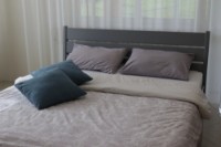 Кровать MobiCasa Riga High 160x200 Gray фото №2 — интернет-магазин Desire.md