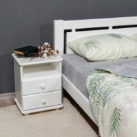 Кровать MobiCasa L-210 160x200 White фото №2 — интернет-магазин Desire.md