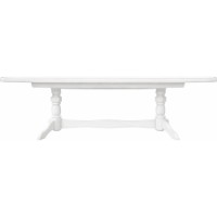 Masă pentru bucătărie MobiCasa Skif ST 18 180/260x90cm White imaginea #2 — magazin online Desire.md