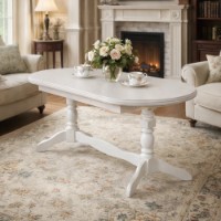 Masă pentru bucătărie MobiCasa Skif ST 24 180/260x90cm White imaginea #1 — magazin online Desire.md