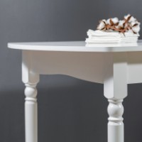 Masă pentru bucătărie MobiCasa ST 37 140/180x80cm Alb imaginea #2 — magazin online Desire.md