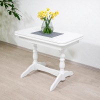 Masă pentru bucătărie MobiCasa ST 7.0  100/135x65cm White