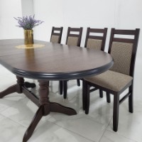 Masă pentru bucătărie MobiCasa ST 75 160/230x90cm Nuc imaginea #4 — magazin online Desire.md