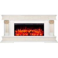 Șemineu electric Art Flame River & Tasmania White imaginea #3 — magazin online Desire.md