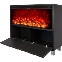 Șemineu electric Art Flame Roberto & Tasmania Dark Gray imaginea #3 — magazin online Desire.md