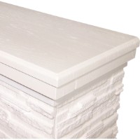 Șemineu electric Art Flame Rock Ivory & Gala Gold White imaginea #4 — magazin online Desire.md