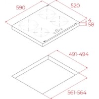 Индукционная панель Teka IBC 64110 SSM BK фото №2 — интернет-магазин Desire.md