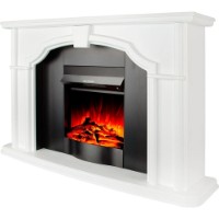 Șemineu electric Art Flame Sherlock & Corsica White