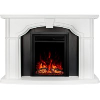 Șemineu electric Art Flame Sherlock & Cris White imaginea #2 — magazin online Desire.md