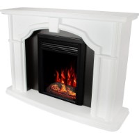 Șemineu electric Art Flame Sherlock & Cris White imaginea #3 — magazin online Desire.md