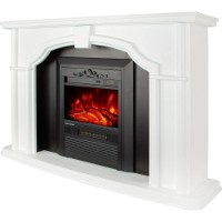 Șemineu electric Art Flame Sherlock & Cristina White