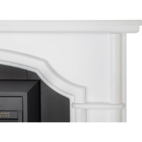 Șemineu electric Art Flame Sherlock & Cristina White imaginea #2 — magazin online Desire.md