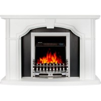 Șemineu electric Art Flame Sherlock & Galileo Silver White imaginea #3 — magazin online Desire.md