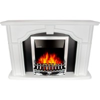 Șemineu electric Art Flame Sherlock & Galileo Silver White imaginea #2 — magazin online Desire.md