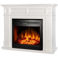 Șemineu electric Art Flame Sicilia & Carmen Cream