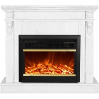 Șemineu electric Art Flame Solomon & Mars White imaginea #4 — magazin online Desire.md