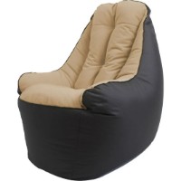 Fotoliu puf BeanBag Big Boss Black/Beige (BM6168)