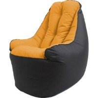Fotoliu puf BeanBag Big Boss Black/Orange (BM6165)