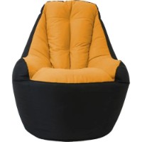 Fotoliu puf BeanBag Big Boss Black/Orange (BM6165) imaginea #2 — magazin online Desire.md