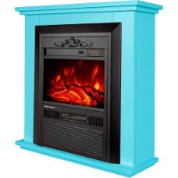 Șemineu electric Art Flame Spark Turquoise & Cristina