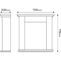 Șemineu electric Art Flame Spark Turquoise & Cristina imaginea #2 — magazin online Desire.md