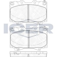 Set placute frână ICER 181723 imaginea #3 — magazin online Desire.md
