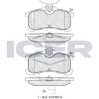 Set placute frână ICER 181728 imaginea #2 — magazin online Desire.md