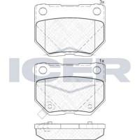 Set placute frână ICER 181749 imaginea #2 — magazin online Desire.md