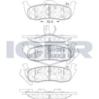 Set placute frână ICER 181766 imaginea #3 — magazin online Desire.md